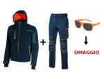Giacca Space blu + Pantalone Atom blu Occhiali in Omaggio