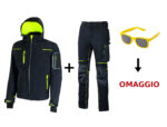Giacca Space nera + Pantalone Atom nero Occhiali in Omaggio