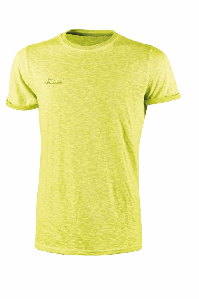T-shirt U-power giallo