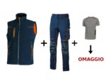 Gilet Universe blu + Pantalone World blu + maglia in omaggio