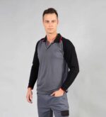 Polo Detroit manica lunga elasticizzata - immagine 2