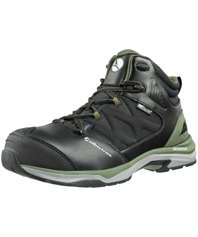 Scarpe antinfortunistiche Albatros Ultratrail olive ctx S3 ESD WR HRO