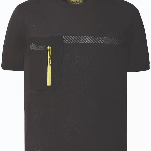 T-Shirt tecnica U-power Christal Black carbon