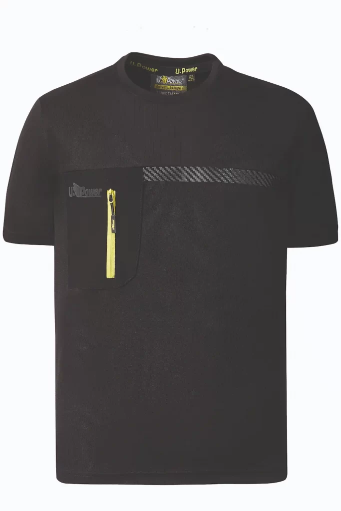 T-Shirt tecnica U-power Christal Black carbon