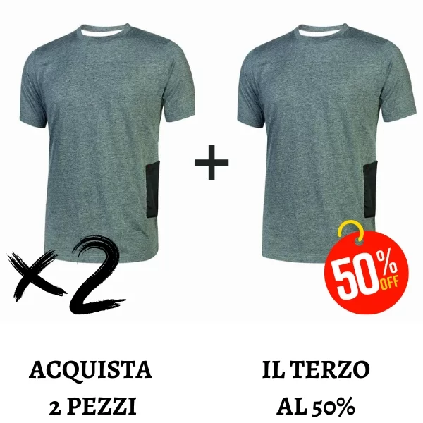 T-shirt U-power grigio scuro