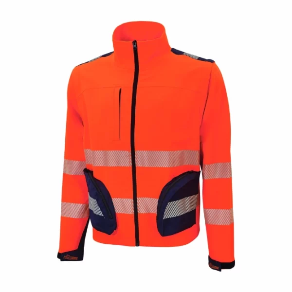 giacca bea red fluo