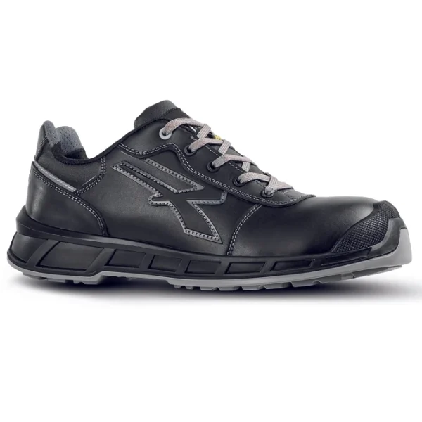 Scarpe antinfortunistiche U-Power Sinatra ESD S3S CI FO SR in pelle fiore idrorepellente.