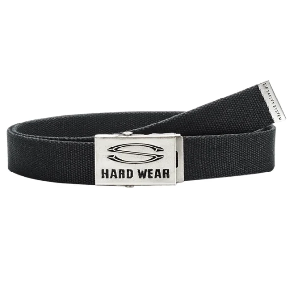 Cintura Hard Wear Elasticizzata resistente e regolabile con fibbia metallica senza nickel, ideale per diversi settori lavorativi.