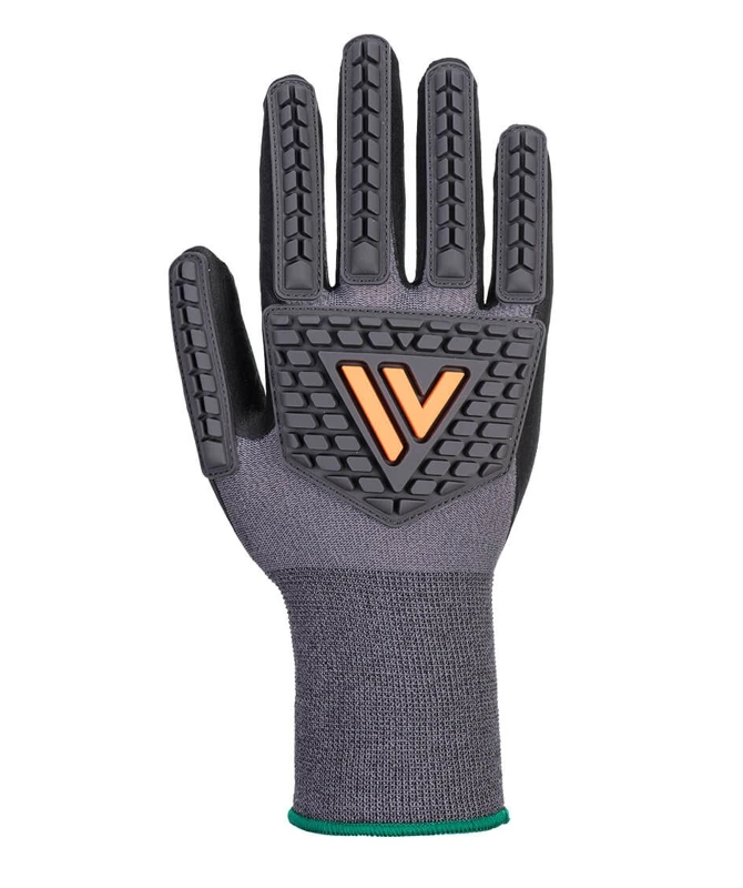 Guanti da lavoro da impatto A715 con protezione antiurto, grip elevato e rivestimento ESD per ambienti industriali e elettronici