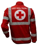 Giacca Operativa Croce Rossa Italiana Tessuto elasticizzato con cappuccio - immagine 4