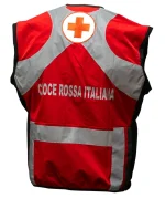 Gilet Croce Rossa Italiana Alta Visibilità CRI - immagine 5