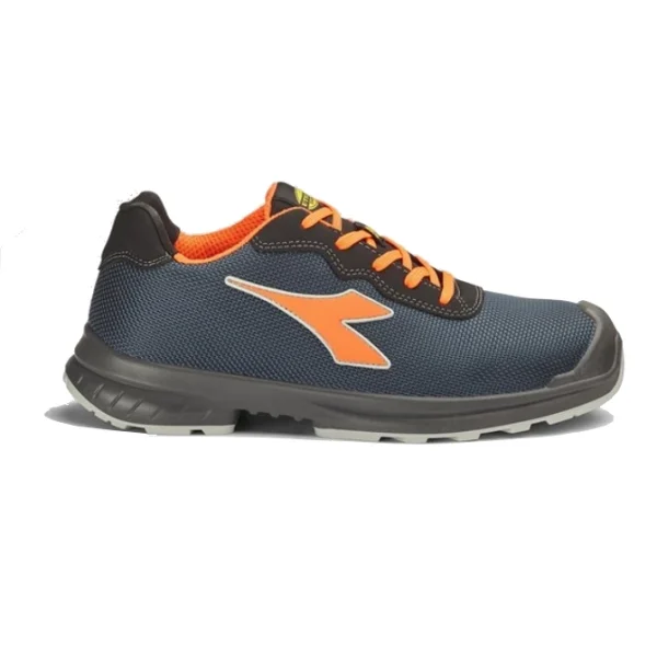 Scarpe antinfortunistiche Diadora Flash Low S1PS FO SR LG SC ESD leggere e traspiranti con puntale in fibra di vetro e suola antiscivolo