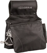 Borsello per carpentieri Olbrich Cofra in nylon con portamartello in metallo e tasche porta utensili
