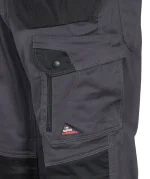 Pantaloni Da Lavoro Kudus Cofra Elasticizzati Antracite/Nero - immagine 3