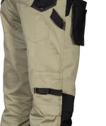 Pantaloni Da Lavoro Kudus Cofra Elasticizzati Corda/Nero - immagine 3