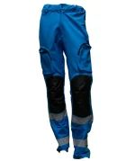 Pantalone Misericordie alta visibilità in tessuto tecnico elasticizzato 90% poliestere 10% elastane