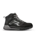 Scarpe da lavoro alte U-Power Tyron S3S ESD nere in pelle nabuk bottalata